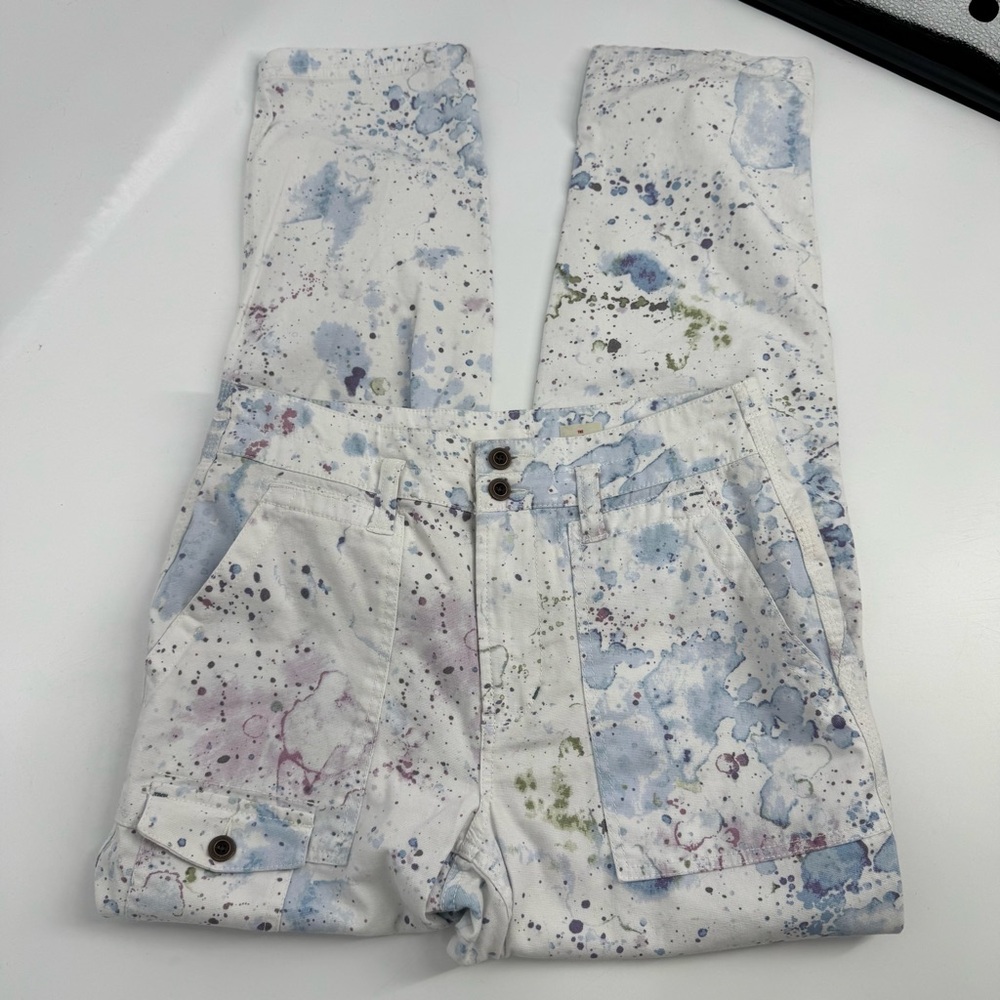 Anthropologie The Wanderer Paint Splatter Cargo Pants - Picture 3 of 13
